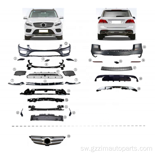GLE (W166) 2016-2019 Sehemu za BodyKit